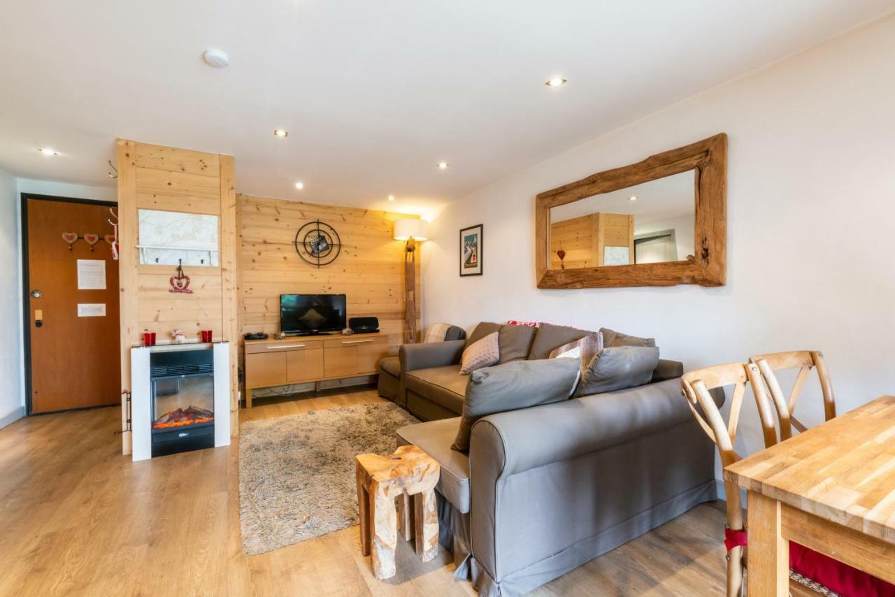 Charmant Apartment Chamonix Center With Mont Blanc View מראה חיצוני תמונה