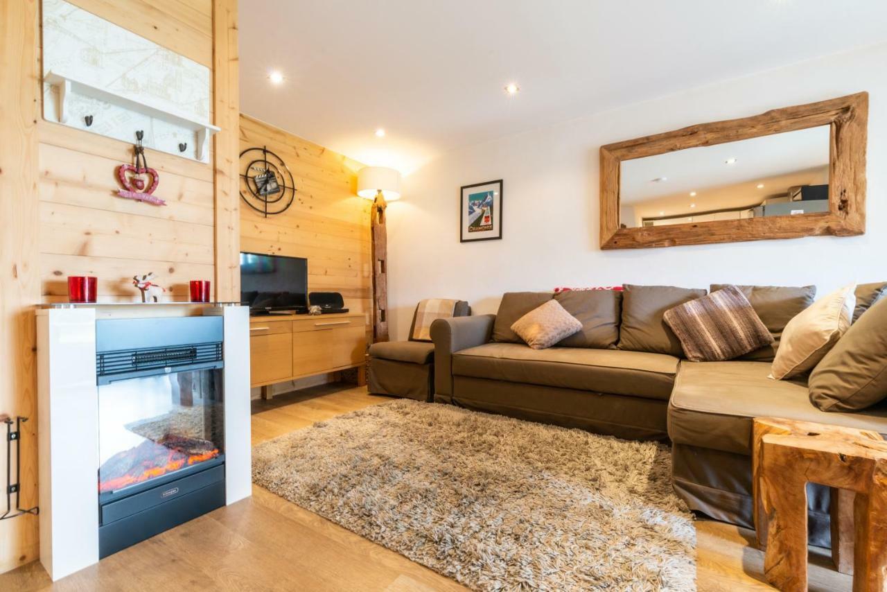 Charmant Apartment Chamonix Center With Mont Blanc View מראה חיצוני תמונה